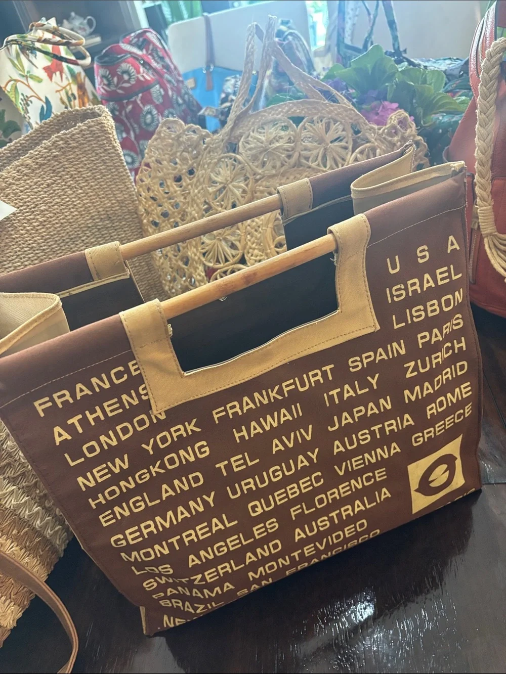 Bag Blowout Sale! Handwoven Natural Straw - Canvas - Tote Bags- and more……